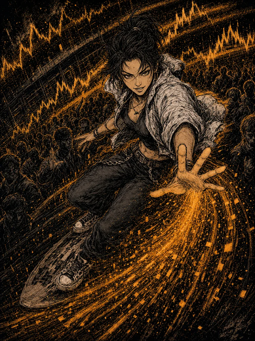 FEAO · 订单流追踪员 人格插画