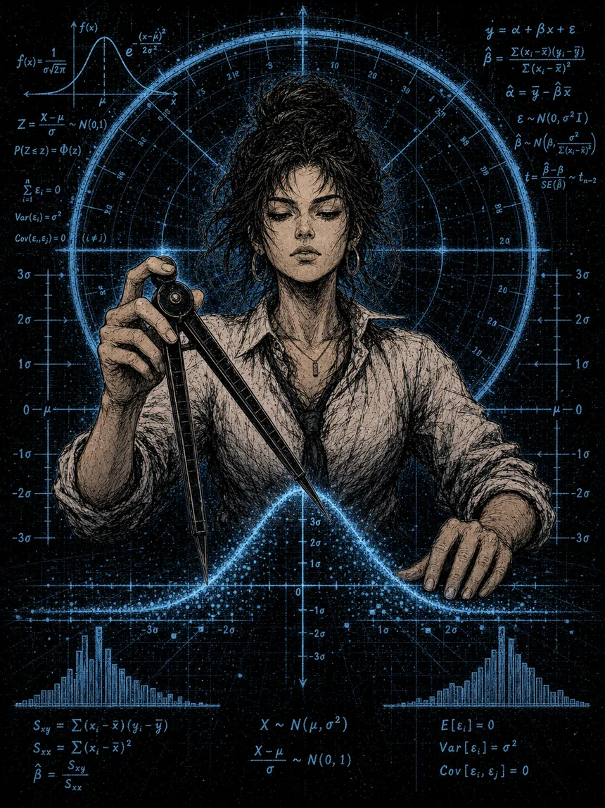 SERI · 统计套利师 人格插画