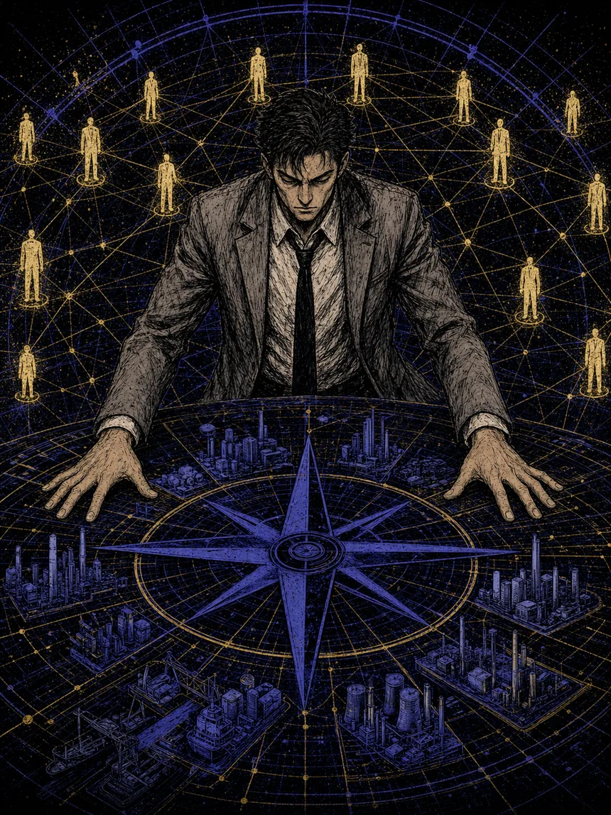 SNRO · 行业策略师 人格插画